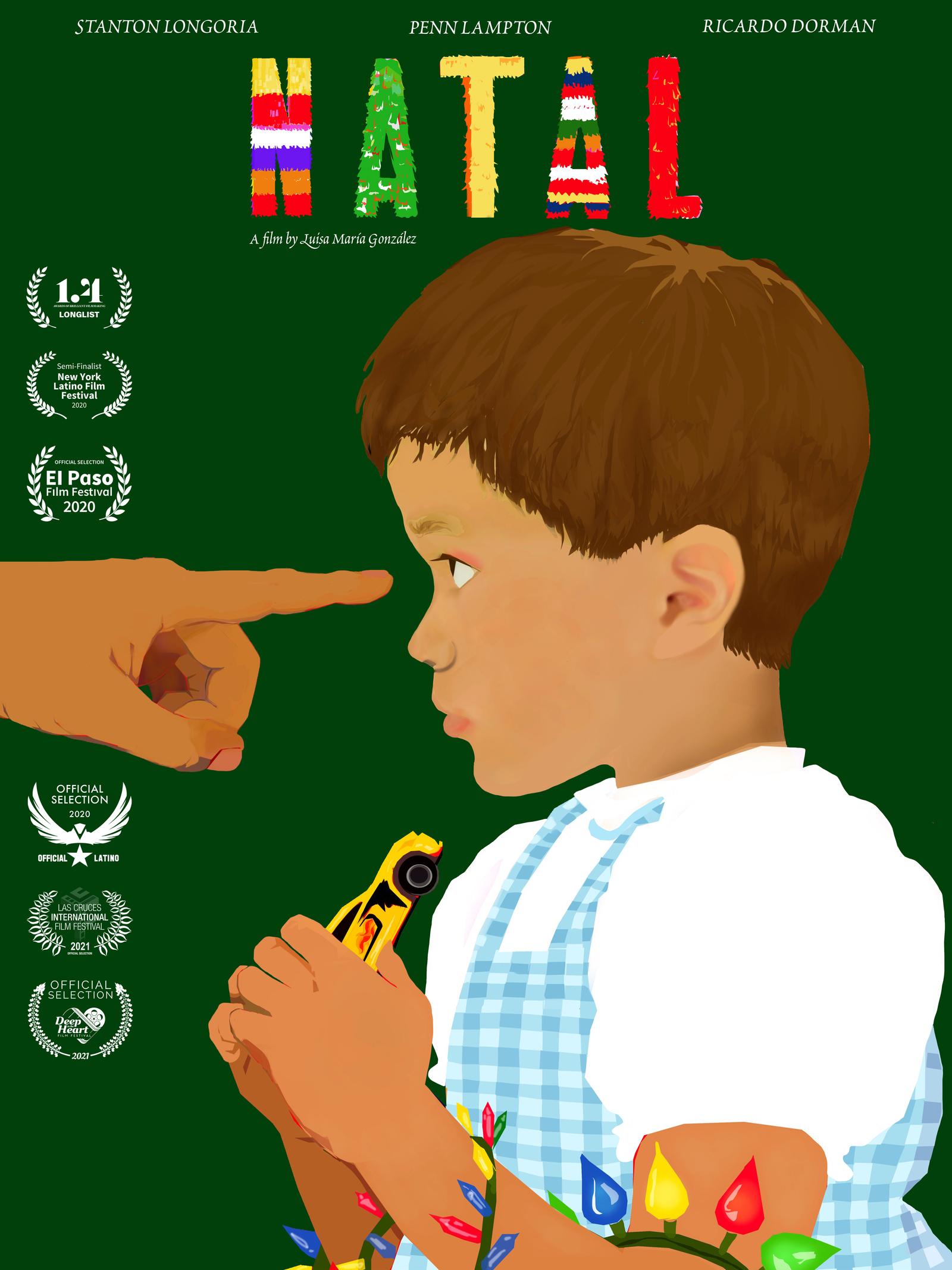 Natal Poster with Laurels